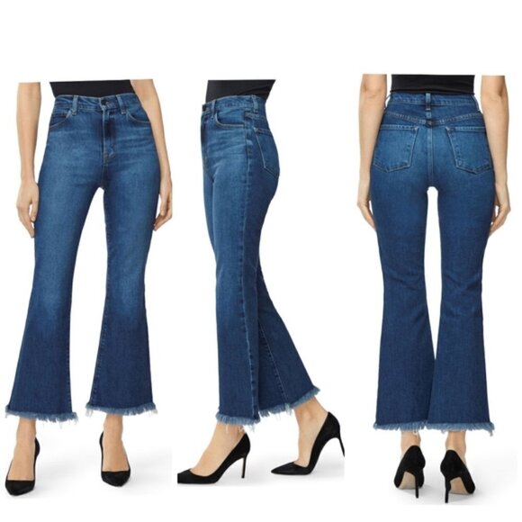 J Brand Julia High Rise Flare Hem cropped Jeans in Romance size  30 - Picture 1 of 10